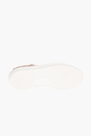 Leather JEANNE Low Top Sneakers with Contrasting Sole