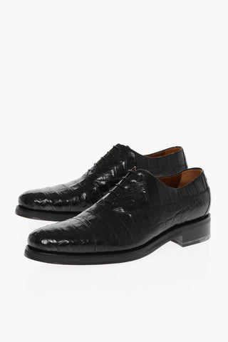 Crocodile leather SPORT Oxford Shoes