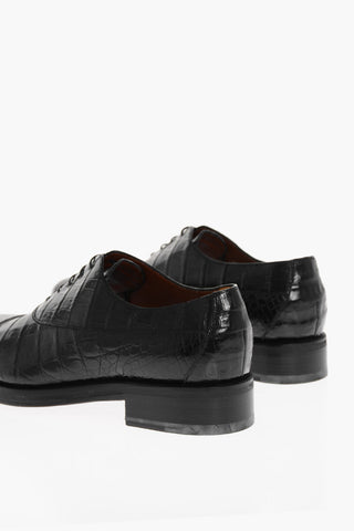 Crocodile leather SPORT Oxford Shoes