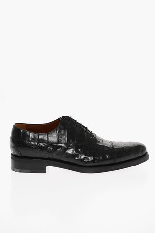Crocodile leather SPORT Oxford Shoes