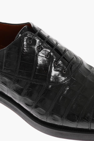 Crocodile leather SPORT Oxford Shoes