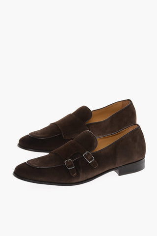 Suede Double Strap PORTONOVO Monk Shoes