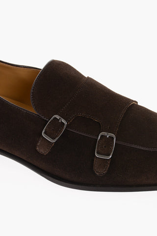 Suede Double Strap PORTONOVO Monk Shoes