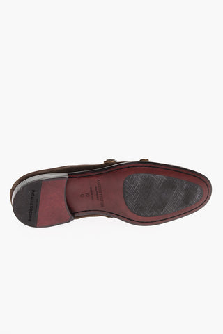 Suede Double Strap PORTONOVO Monk Shoes