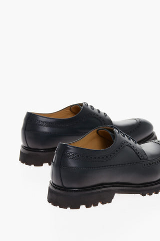 Leather Semi Brogue BIELLA Penny Loafers