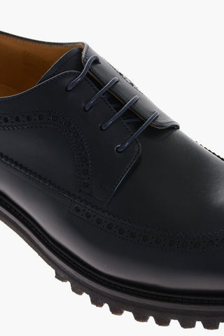 Leather Semi Brogue BIELLA Penny Loafers