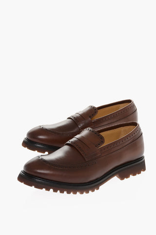 Mocassini penny BEILLA In Pelle Semi Brogue