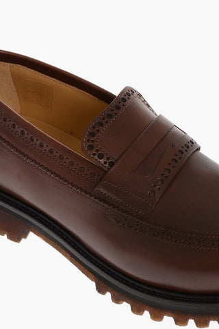 Mocassini penny BEILLA In Pelle Semi Brogue