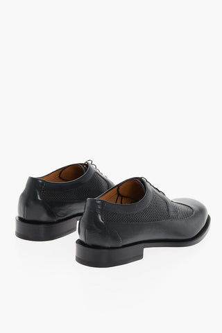 Perforated Leather GROSSETO Derby Shoes
