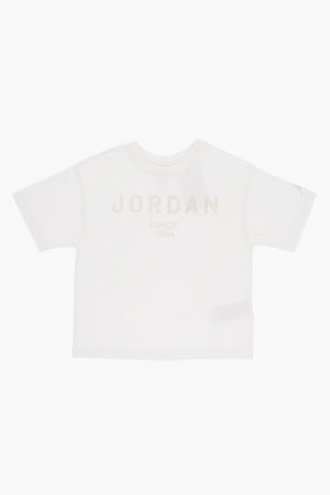 AIR JORDAN Crewneck T-Shirt with Printed Logo