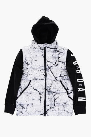 AIR JORDAN Padded Jacket with Sweat Sleeves