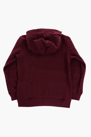 Hoodie aus Baumwollmischfleece mit kontrastierenden Details
