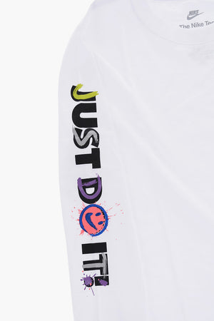 T-Shirt mit Rundhalsausschnitt EXPRESS YOURSELF mit langen Ärmeln