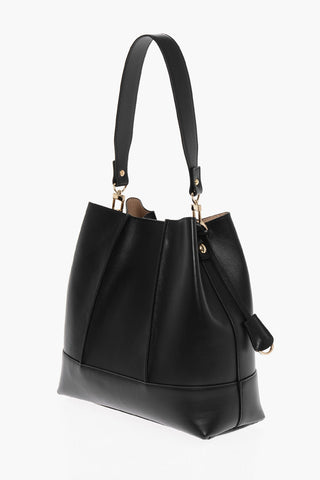 Leather LINDA Shoulder Bag with Matching Pouch