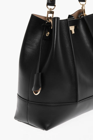Leather LINDA Shoulder Bag with Matching Pouch