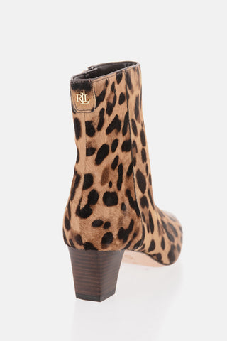 Animal Patterned Ponyskin WILLA Ankle Boots
