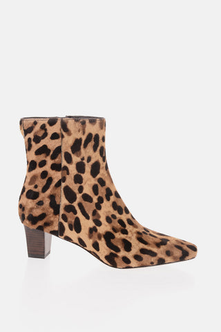 Animal Patterned Ponyskin WILLA Ankle Boots