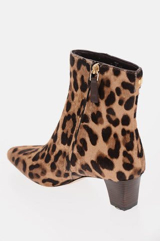 Animal Patterned Ponyskin WILLA Ankle Boots