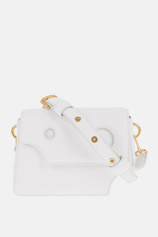 Leather Shoulder Bag wit Cut-Out Details