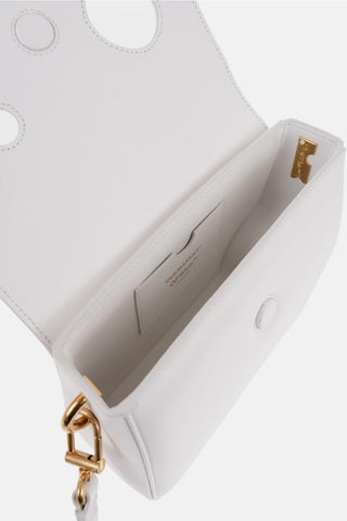 Leather Shoulder Bag wit Cut-Out Details