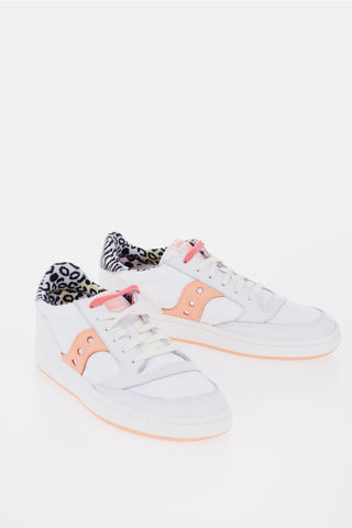 Sneakers Basse JAZZ COURT in Pelle e Tessuto Con Dettaglio Animalier