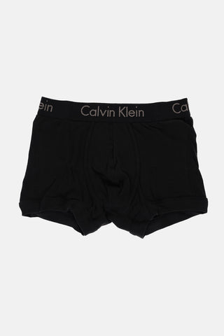 Boxer in Cotone a Tinta Unita con Banda Elastica Logata