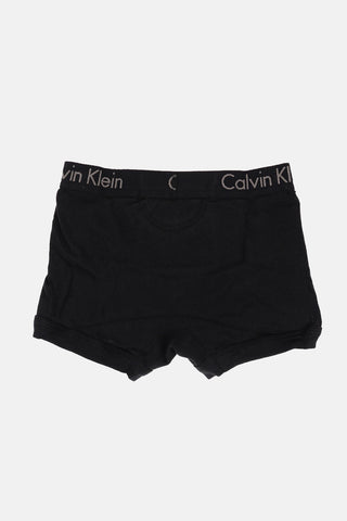 Boxer in Cotone a Tinta Unita con Banda Elastica Logata