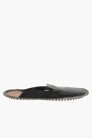 MM22 Slipper in Pelle a Tinta Unita