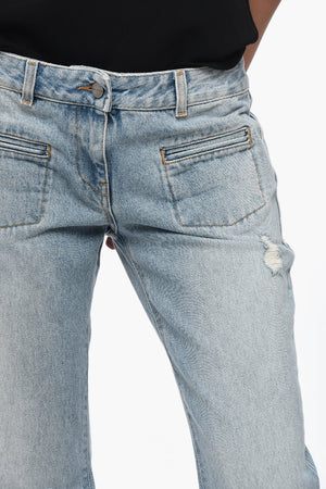 Bootcut Jeans Light Wash 29 cm