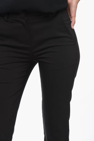 싱글 핀턱 스키니 팬츠