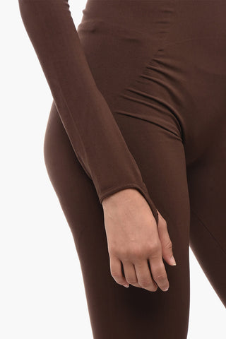 Stretch Jumpsuit with Straps