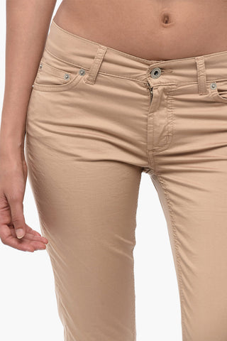 Stretch Cotton MELLIE Capri Pants with 5 Pockets