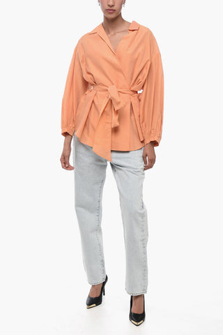 WEEKEND Blusa in Misto Cotone SILVER con Cintura