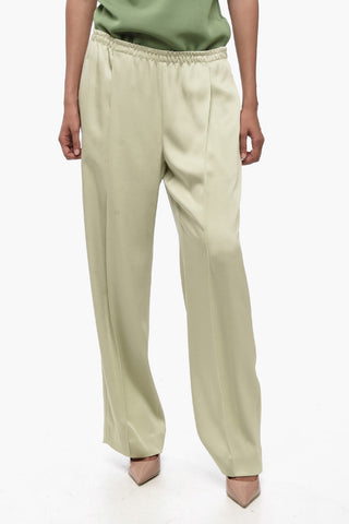 Wide-leg Pleated Joggers