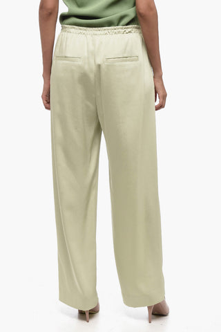 Wide-leg Pleated Joggers