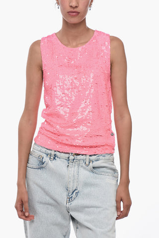 Sequined Tank Top