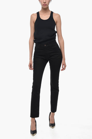 Slim Fit Denims with High-Waist 14cm