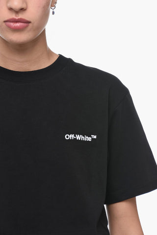 PERMANENT Cropped Crew-neck T-shirt