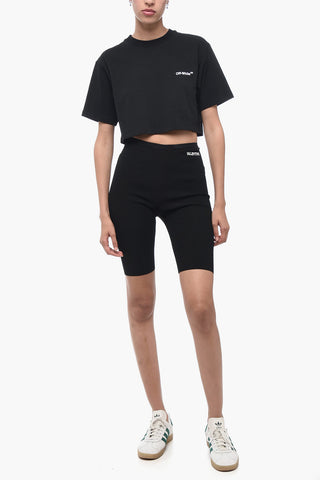 PERMANENT Cropped Crew-neck T-shirt