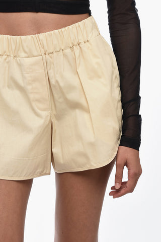 Cotton Shorts with Elastic Waistband