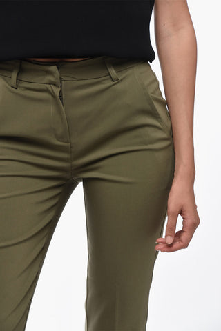 Pantaloni a Sigaretta con Pince Frontali