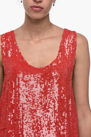 Sequined Tank Top