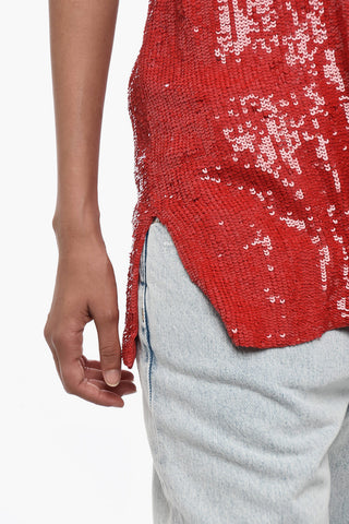 Sequined Tank Top