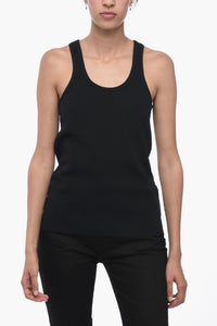 Jersey Knit Top with Embossed Logo