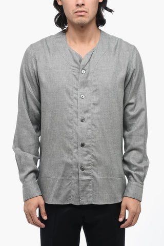 Camicia Asimmetrica con Scollo a V