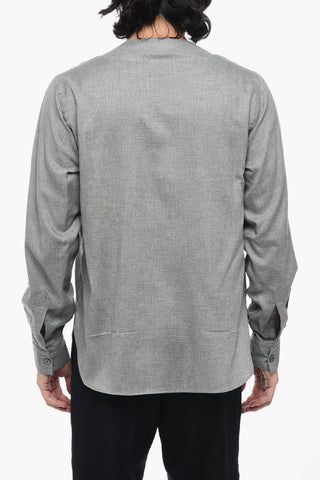 Camicia Asimmetrica con Scollo a V