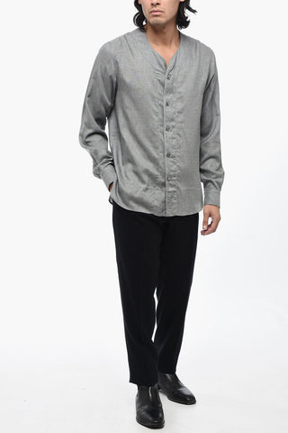 Camicia Asimmetrica con Scollo a V