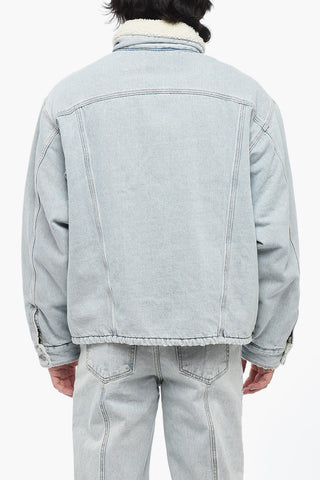 LEVIS Denim UNISEX Jacket with faux Fur