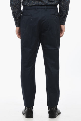 Leightweight Cotton Chino Pants with Belt Loops