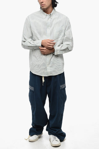 Camicia UNISEX a Righe con Collo Button-Down